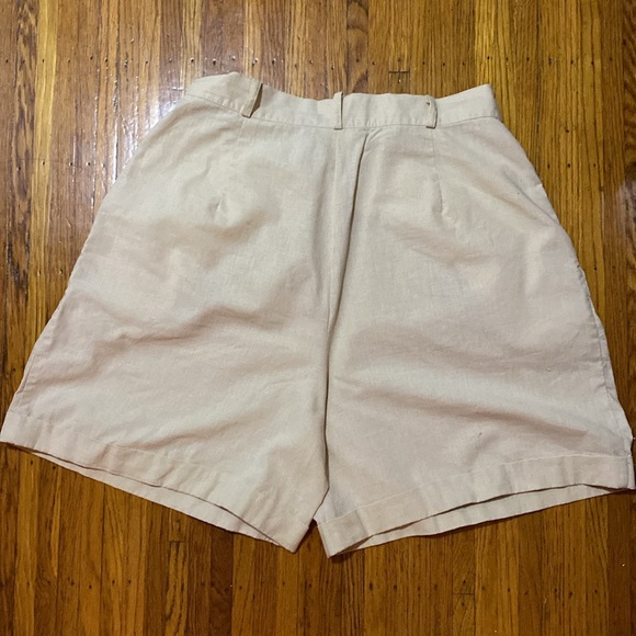 Vintage linen shorts - Picture 4 of 7